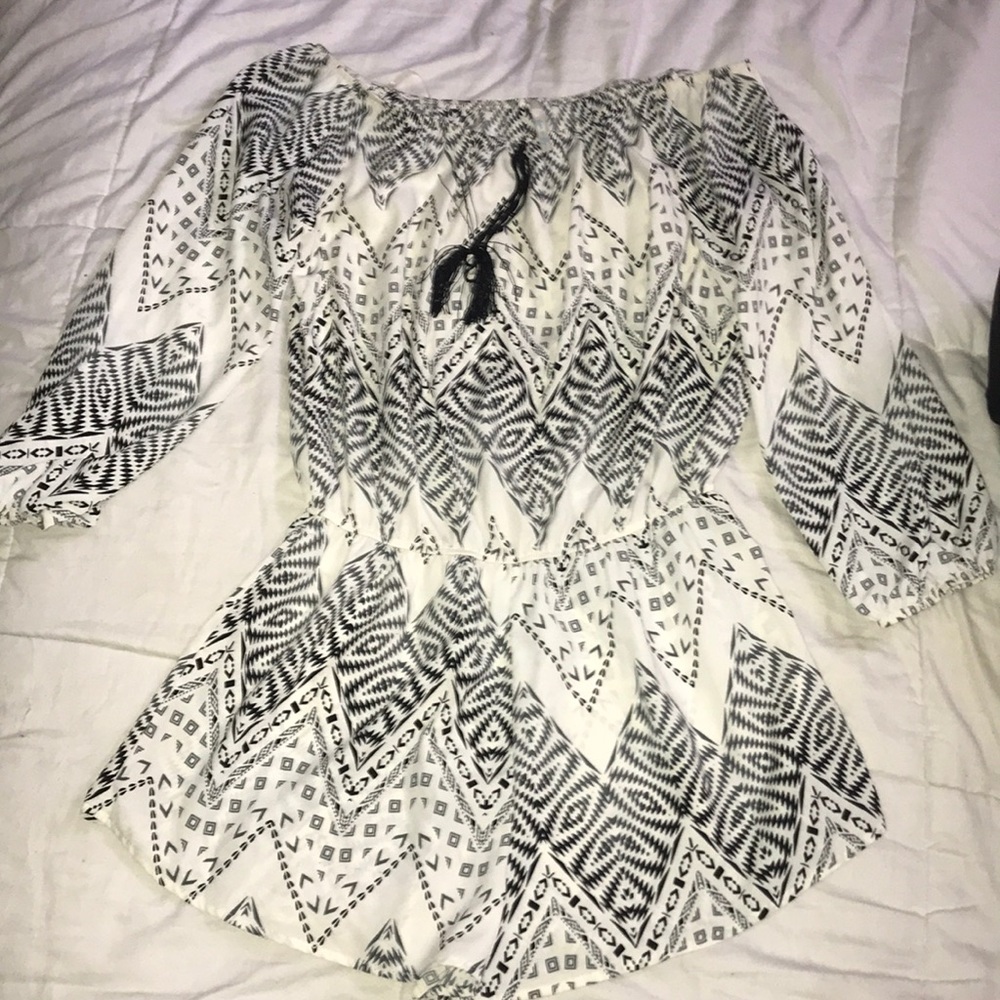 Off the shoulder romper